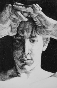 3_Hoffman_C_E_Drawing_Self Portrait 3