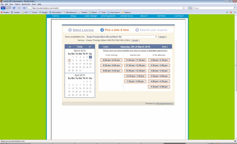 webappoints-screen1
