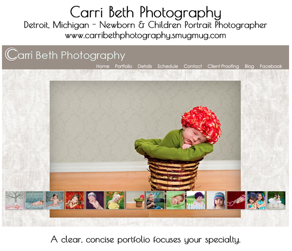 8 Steps to Improve Your Photography Website smugmug wordpress customization carri beth photography 8 Steps to Improve Your Photography Website