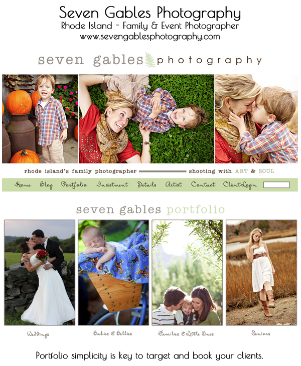 8 Steps to Improve Your Photography Website smugmug wordpress customization seven gables photography1 8 Steps to Improve Your Photography Website